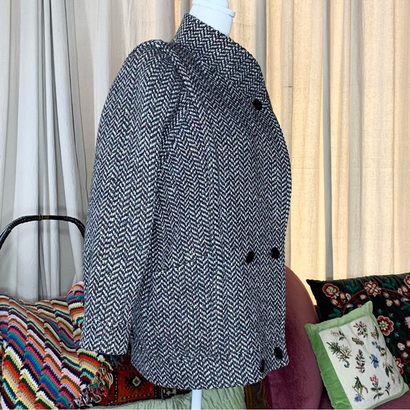 80s Wool Tweed Coat - Picture 2 of 11